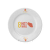 Branded Winged 8 Inch Plate