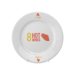 Branded Winged 8 Inch Plate