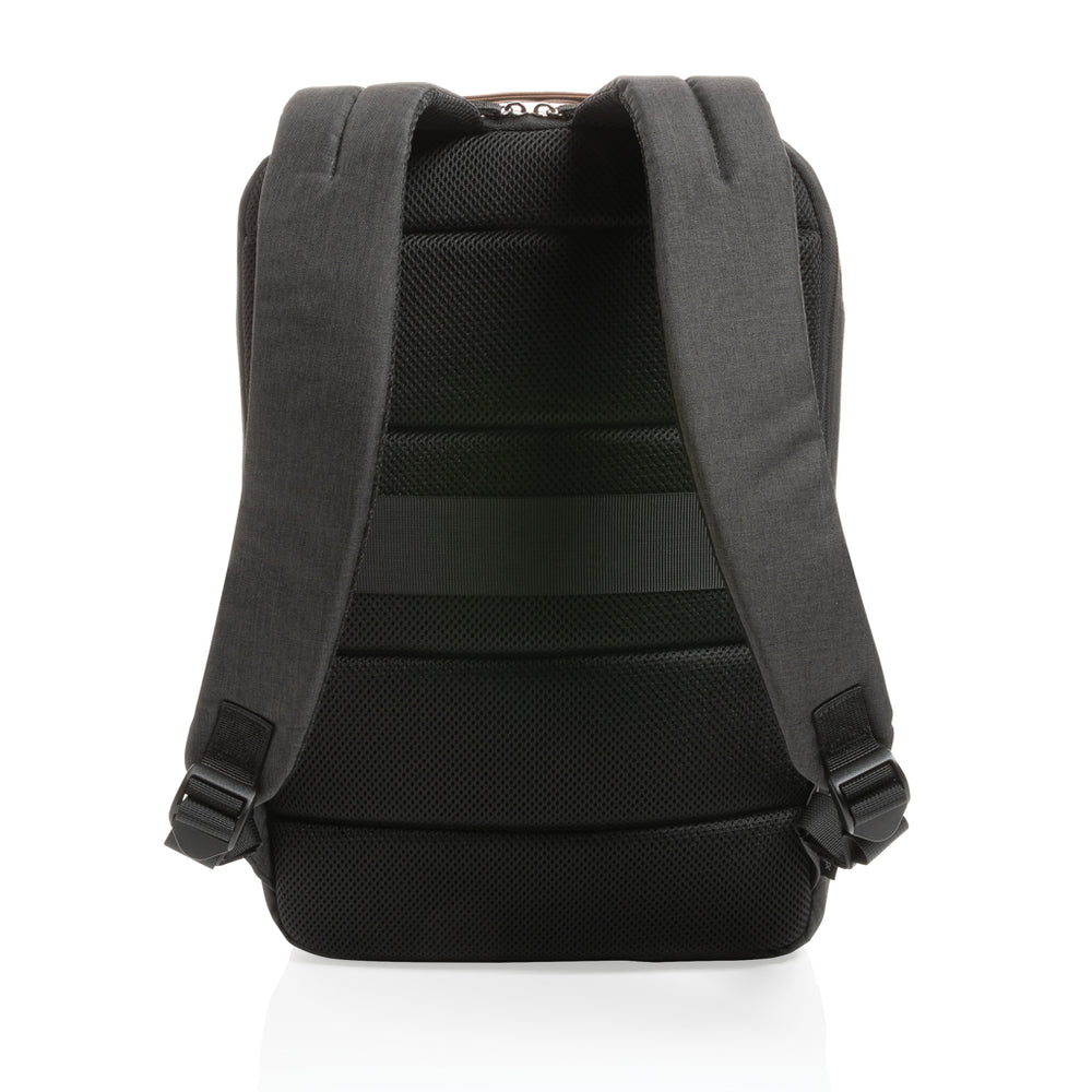 Branded Impact AWARE™ 300D two tone deluxe 15.6" laptop backpack