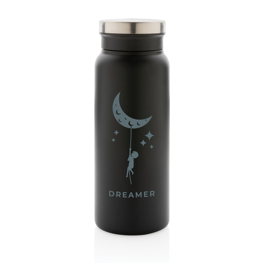 Branded RCS Recycled stainless steel vacuum bottle 600ML