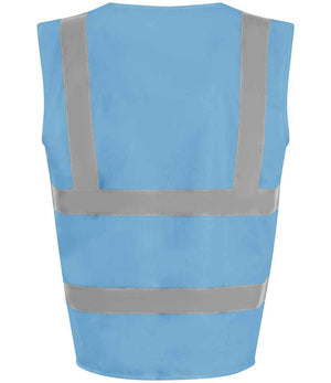 Pro RTX High Visibility Waistcoat Sky Blue