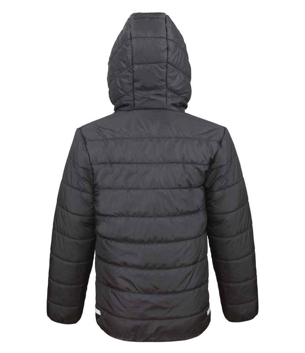 Result Core Kids Padded Jacket Black/Orange