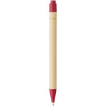 Branded Berk recycled carton and corn plastic ballpoint pen