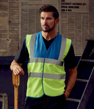 Yoko Hi-Vis Two Band and Braces Waistcoat