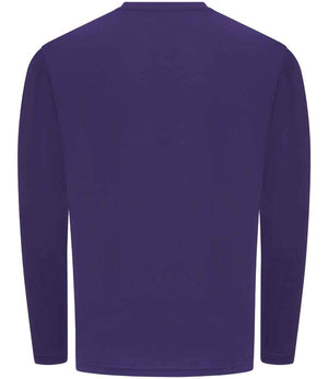 AWDis Cool Long Sleeve Wicking T-Shirt Purple