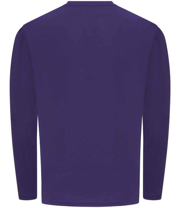 AWDis Cool Long Sleeve Wicking T-Shirt Purple