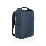 Branded Impact AWARE™ RPET lightweight rolltop backpack