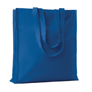 140gr/m² cotton shopping bag with Gusset