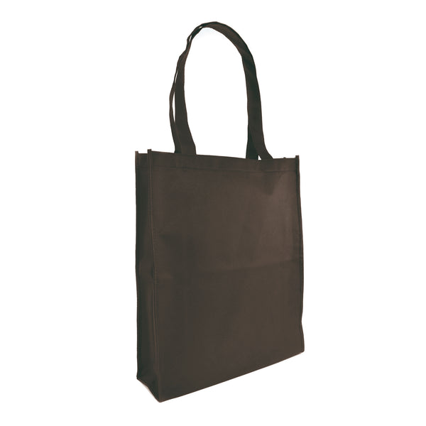 Branded Eco Friendly non woven PP long handled shopper with gusset