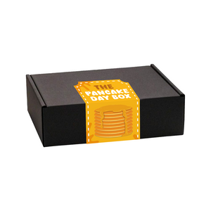 Pancake Day, Midi Black Gift Box, Pancake Day 2025 Edition, Bespoke