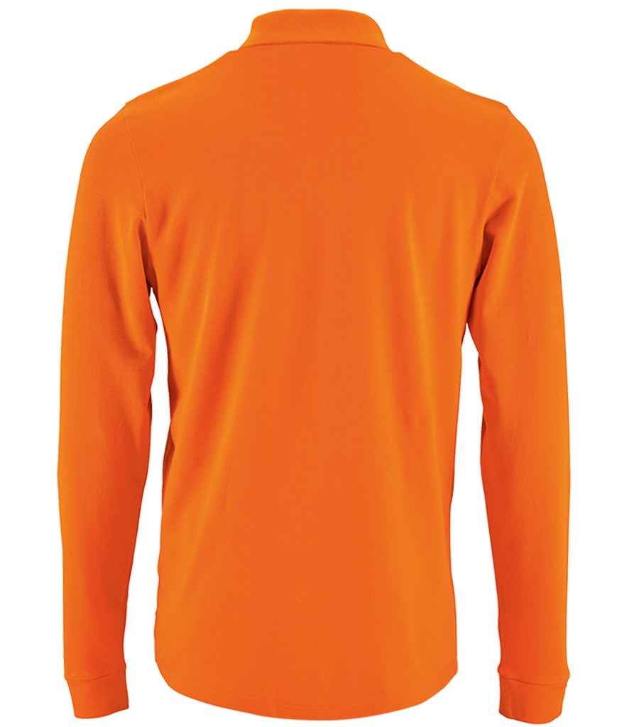 Branded SOL'S Perfect Long Sleeve Piqué Polo Shirt