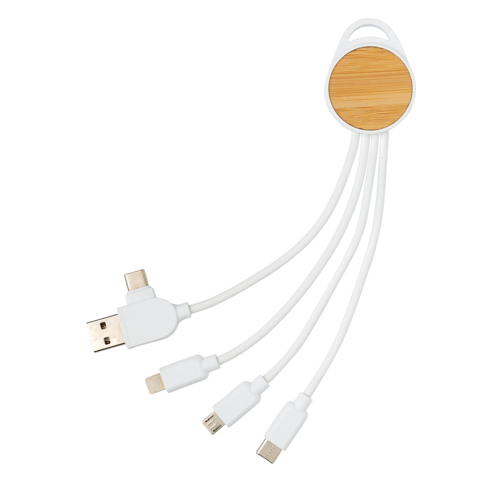 Branded RCS recycled plastic Ontario 6-in-1 round cable