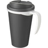 Branded Americano® Grande 350 ml mug with spill-proof lid