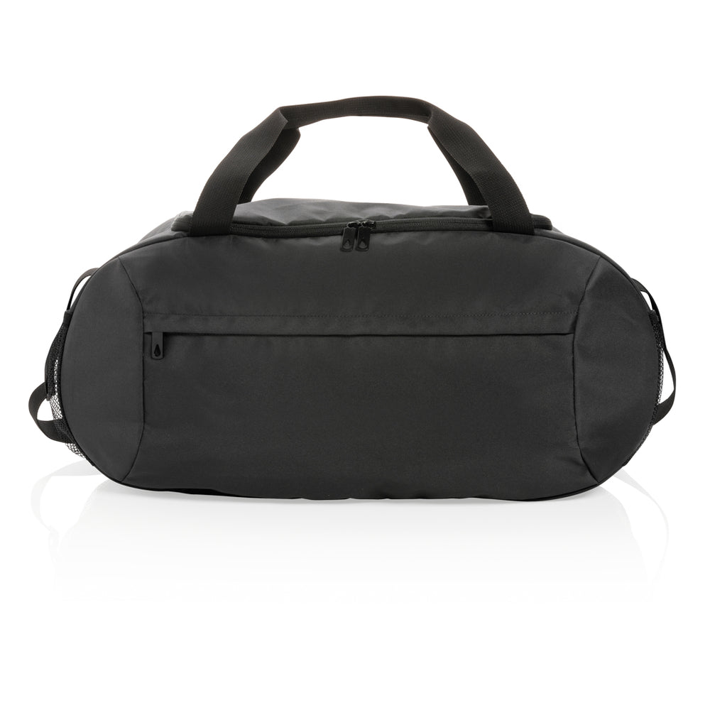 Branded Impact AWARE™ RPET modern sports duffel