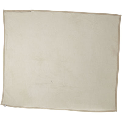 Branded Springwood soft fleece and sherpa plaid blanket