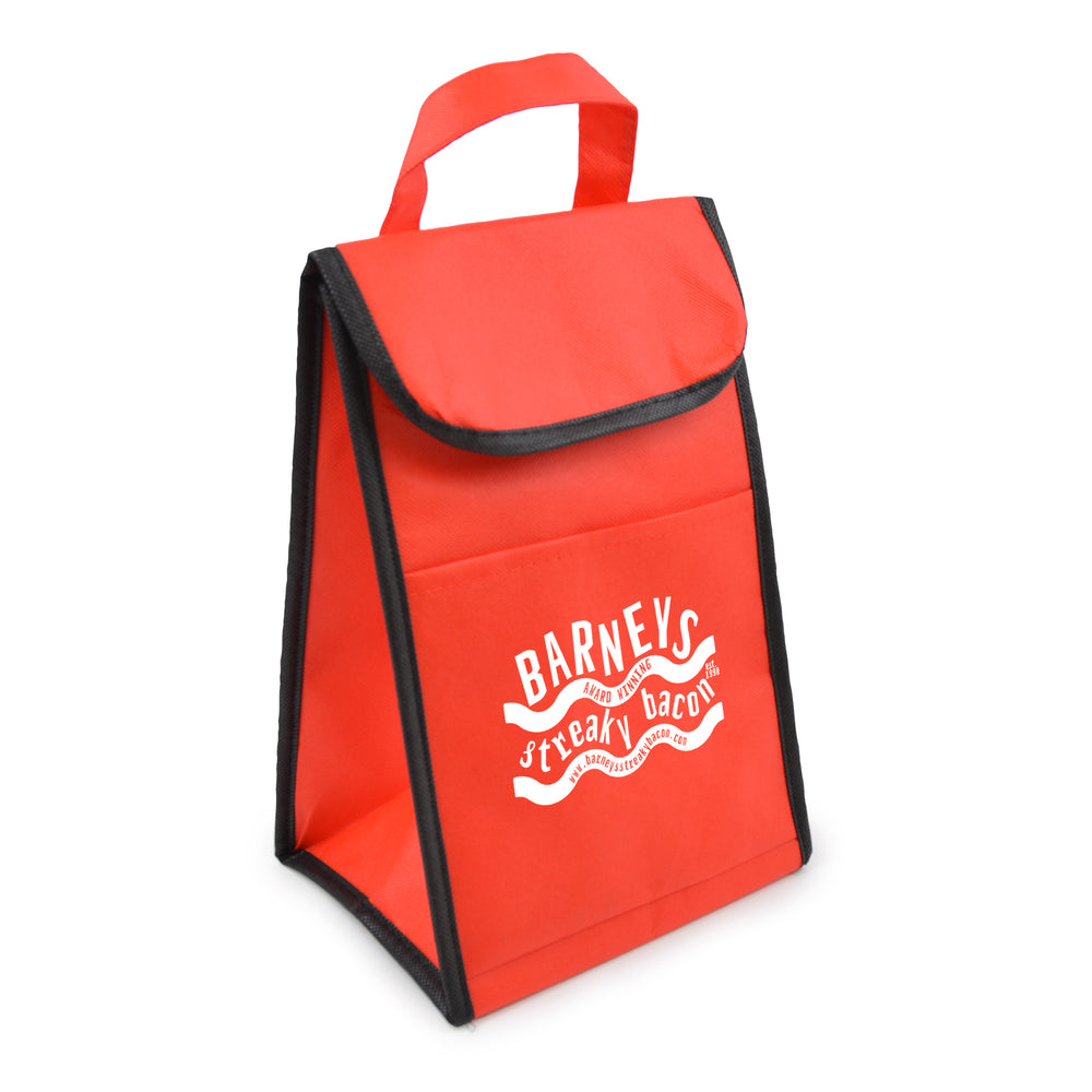 Branded Lawson 80g Non Woven Cooler Lunch Bag with trim