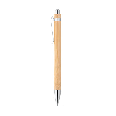 HERA. Bamboo ball pen with metal clip