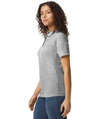 Branded Gildan Ladies SoftStyle® Double Piqué Polo Shirt