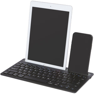 Hybrid multi-device keyboard with stand