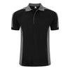 Orn Avocet Two Tone Poloshirt Black/Graphite