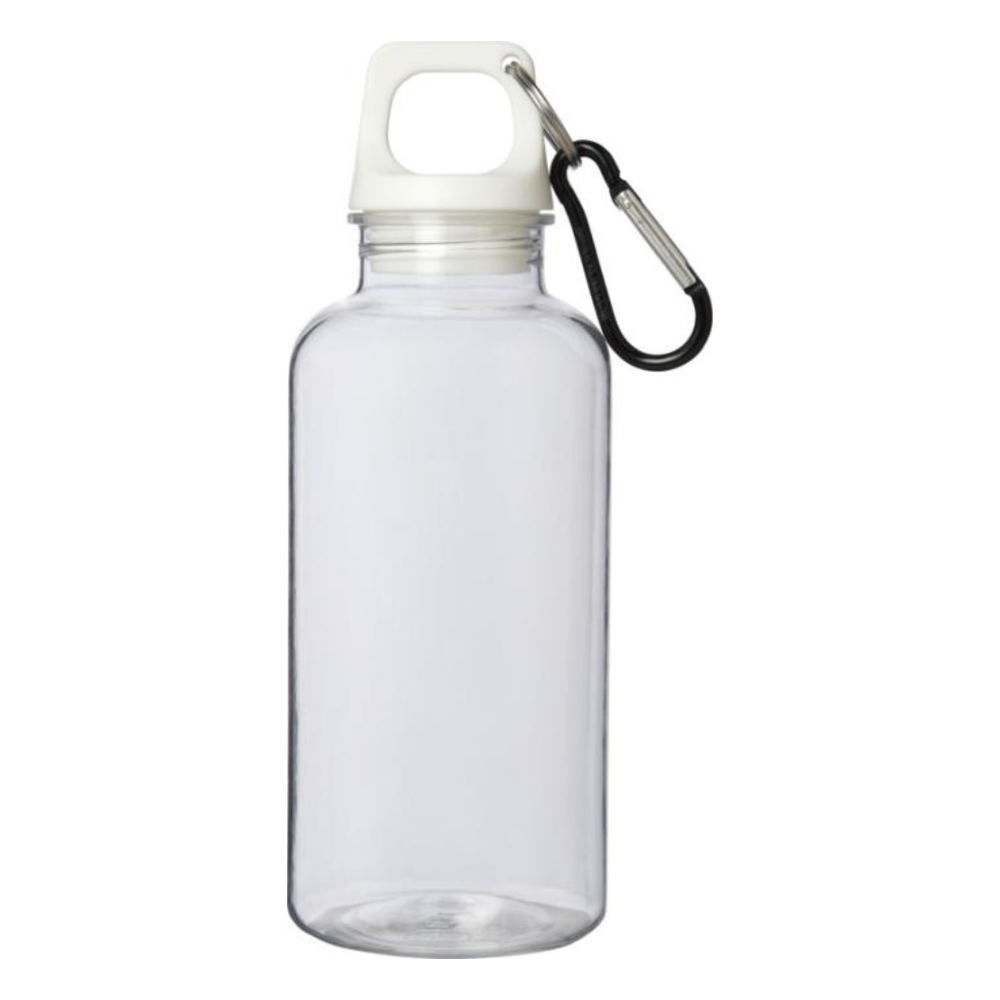 Oregon 400 ml RCS certified recycled plastic water bottle with carabiner