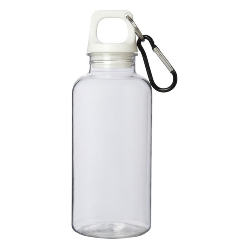 Oregon 400 ml RCS certified recycled plastic water bottle with carabiner