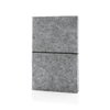 GRS certified recycled felt A5 softcover notebook