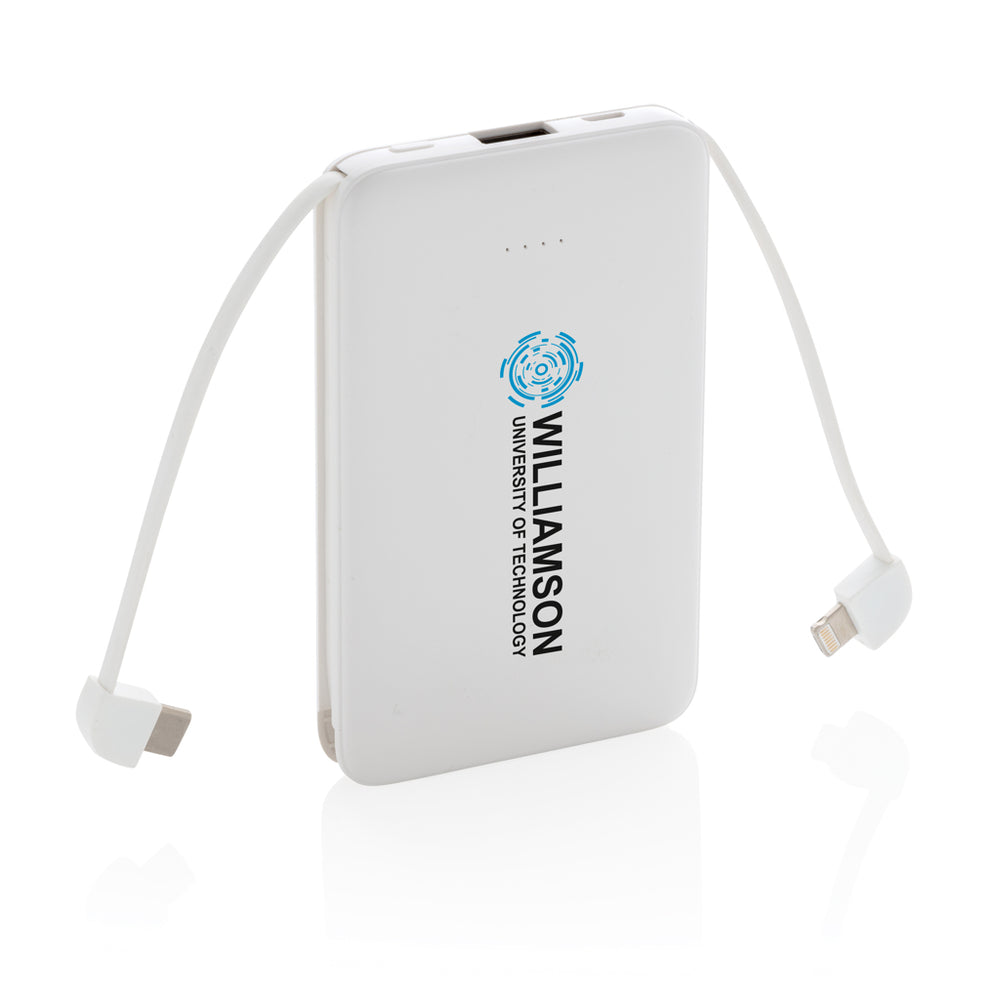 RCS recycled plastic 5.000 mAh powerbank