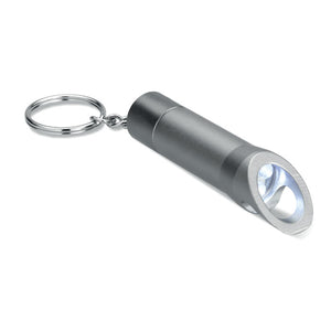 Metal torch key ring