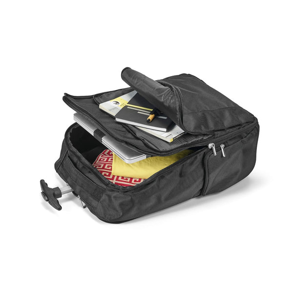 AVENIR. 17" Laptop trolley backpack in 1680D and 300D