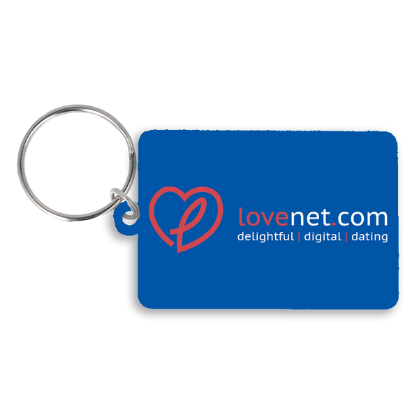 Recycled 55mm Rectangle Keyring