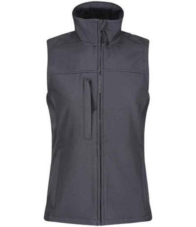 Regatta Ladies Flux Soft Shell Bodywarmer Seal Grey/Seal Grey