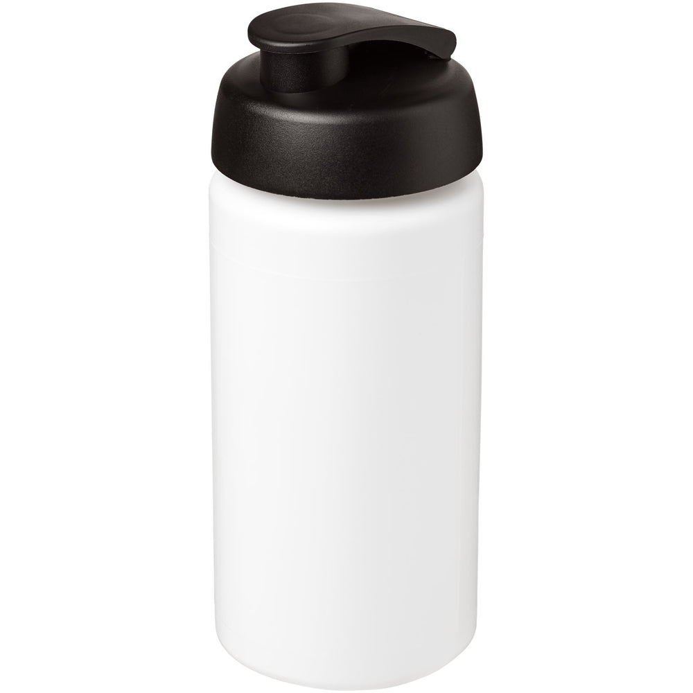 Branded Baseline® Plus grip 500 ml flip lid sport bottle