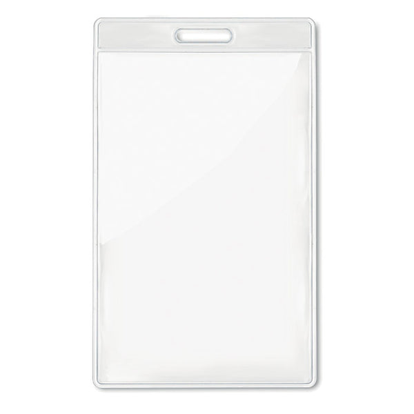 Branded Transparent badge 7.5cmx12.5cm
