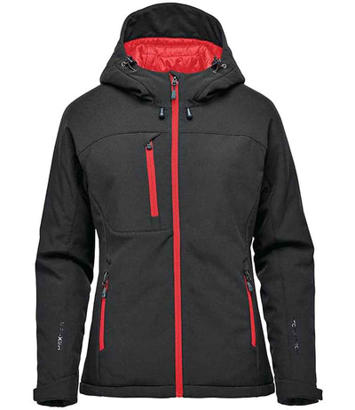 Stormtech Ladies Orbiter Insulated Soft Shell Jacket Black/Red
