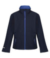 Regatta Kids Ablaze Soft Shell Jacket Navy/New Royal Blue