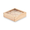 Branded Pine wooden labyrinth game