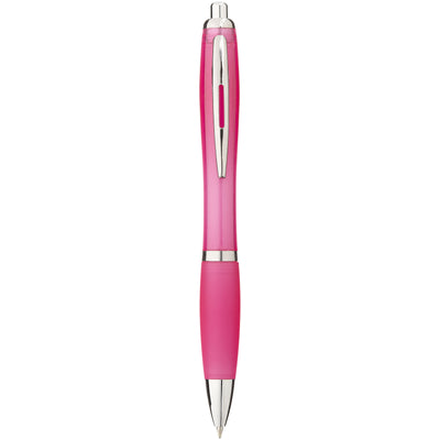 Nash ballpoint pen coloured barrel and grip in pink