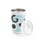 SLIDER. Stainless steel travel cup 380 mL