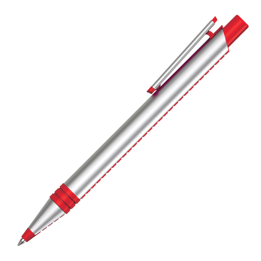Branded VIRTUO ALUM recycled ball pen with rpet trim