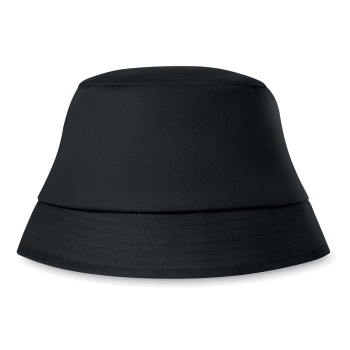 Cotton sun hat 160 gr/m² Black