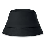 Cotton sun hat 160 gr/m² Black