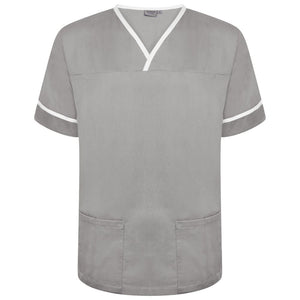 Behrens Contrast Trim Smart Scrub Top