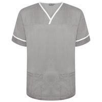 Behrens Contrast Trim Smart Scrub Top