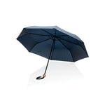 Branded 20.5" Impact AWARE™ RPET 190T Pongee bamboo mini umbrella