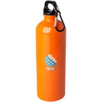 Oregon 750 ml RCS certified single wall stainless steel water bottle with carabiner