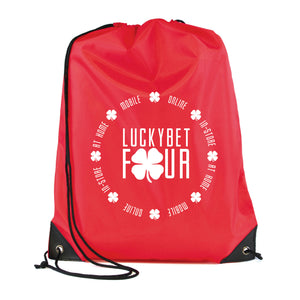 Pegasus Plus Drawstring Bags Red