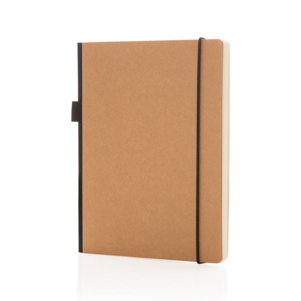 Branded A5 deluxe kraft hardcover notebook