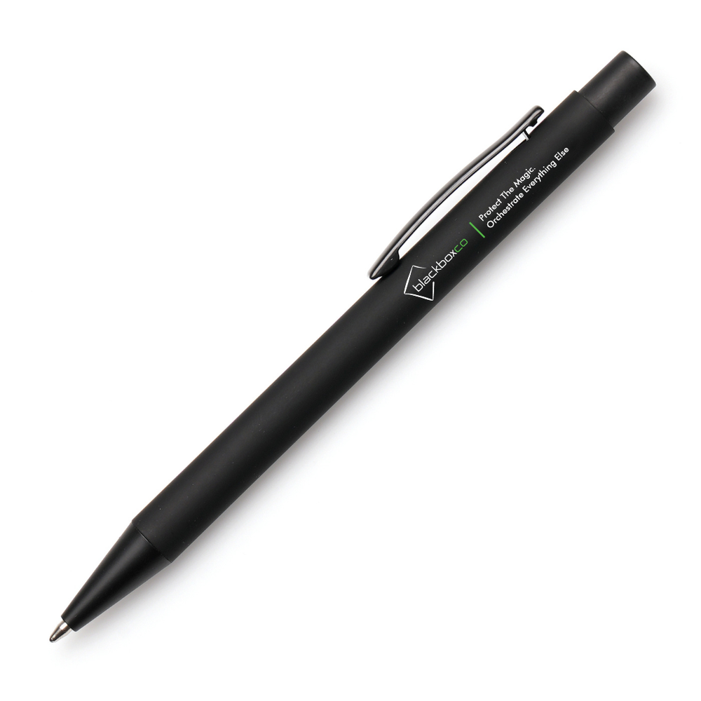 Travis Noir Soft Touch Ball Pen