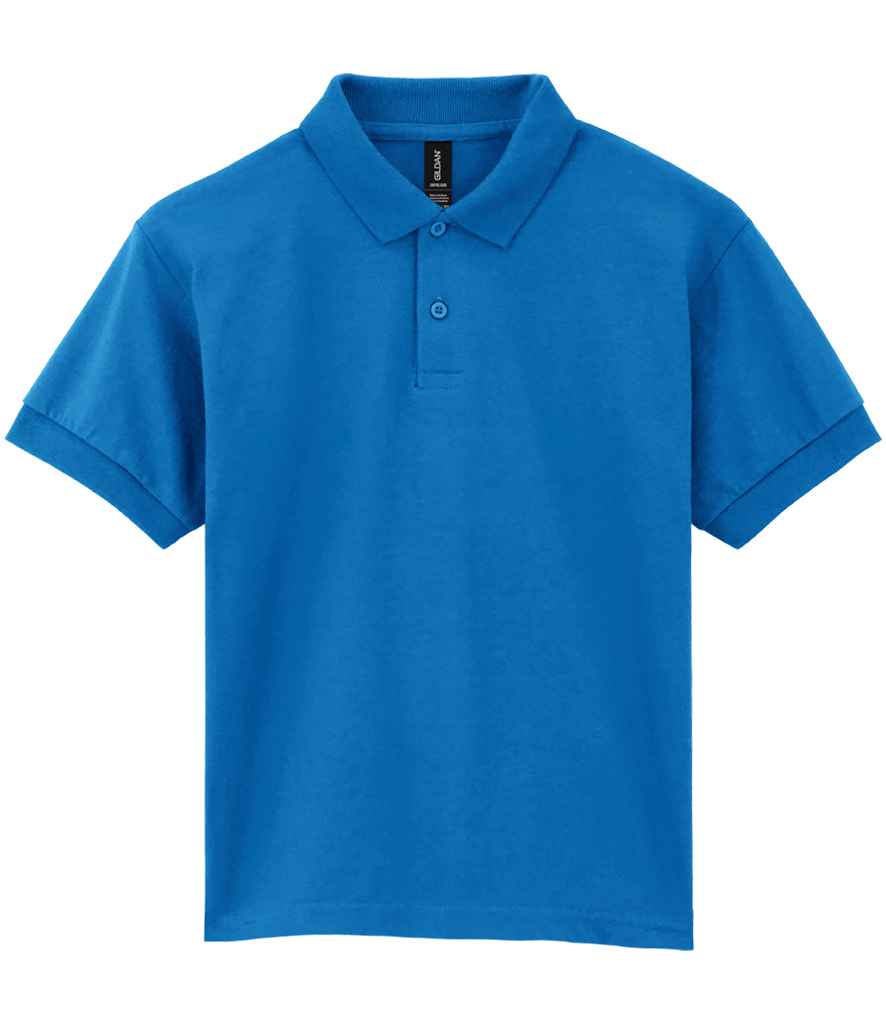 Branded Gildan Kids DryBlend® Jersey Polo Shirt